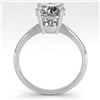 Image 3 : 2 ctw Certified VS/SI Diamond Engagement Ring 18K White Gold - REF-821X2A