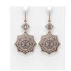 Image 1 : 15.46 ctw Morganite & Diamond Earrings 18K Rose Gold - REF-400Y2X