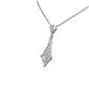 Image 2 : 1.64 ctw Diamond Necklace 18K White Gold - REF-224K9Y