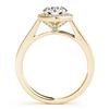 Image 2 : 1.93 ctw Certified VS/SI Diamond Halo Ring 18k Yellow Gold - REF-531W8H