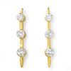 Image 1 : 2.0 ctw Certified VS/SI Diamond Earrings 14k Yellow Gold - REF-207K6Y