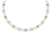 Image 1 : 20 ctw SI/I Fancy Yellow Diamond Necklace 18K White Gold - REF-2190K2Y