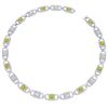 Image 3 : 20 ctw SI/I Fancy Yellow Diamond Necklace 18K White Gold - REF-2190K2Y