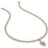 Image 2 : 6 ctw Princess Cut Diamond Designer Necklace 18K Yellow Gold - REF-657K6Y