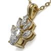 Image 3 : 1.5 ctw Oval Cut Diamond Designer Necklace 18K Yellow Gold - REF-320A3N