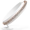 Image 2 : 7 ctw Diamond Designer Bracelet 18K Rose Gold - REF-624W8H