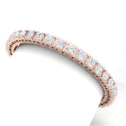 20 ctw Certified SI Diamond Bracelet 18K Rose Gold - REF-2325W2H