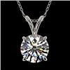 Image 1 : 1.26 ctw Certified Quality Diamond Necklace 10k White Gold - REF-188A2N