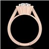 Image 1 : 1.33 ctw VS/SI Diamond Solitaire Art Deco Ring 18k Rose Gold - REF-418K2Y