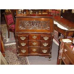 Ball & Claw Feet  Walnut Secretary #1445117