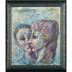 Rukavina ORIGINAL painting framed The Apology #1445136