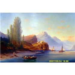 VACHAKAN ISPIRYAN SEASCAPE ORIGINAL OIL #1445321
