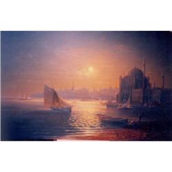 V. ISPIRYAN SEASCAPE ORIGINAL OIL PAINTING #1445324