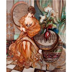 A. SAAKIAN  EXQUISITE ORIGINAL OIL PAINTING #1445328