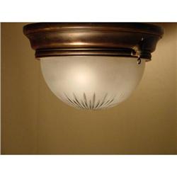  Brass  flush- mount light fixture  #1445826