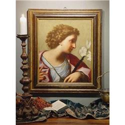18th C. Florentine ANGEL Portrait-Gabriele? #1445845