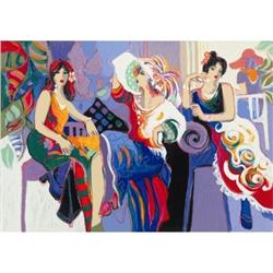 Isaac Maimon, Expectation Serigraph on Canvas #1445850