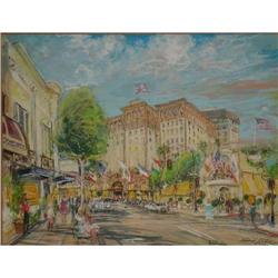 Kamil Kubik, Rodeo Drive, Signed Pastel  #1445855