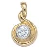 Image 1 : 1.5 carat G VS1 DIAMOND PENDANT solitaire gold #1445874