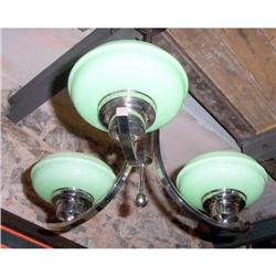 Art Deco Chrome Electric chandelier #1466412