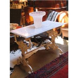 French Napoleon III Iron Garden Table #1466427