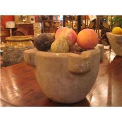 19th Century French Marble Mortar #1466429