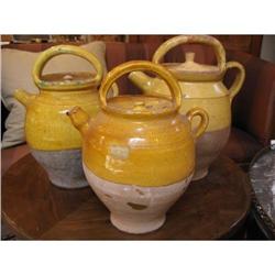 French Glazed Terracotta Pitchers #1466439