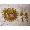 Image 1 : FABULOUS SHERMAN LGE.BROOCH/EARRINGS #1466466