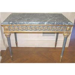 PAIR Neoclassical Marble Louis XVI Pier Tables #1466619