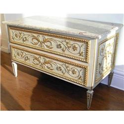 Italian Repro Neoclassical Marble Commode #1466620