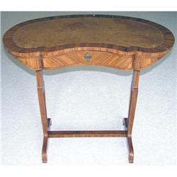 Antique Kidney Shaped Ladies Writing Table #1466629