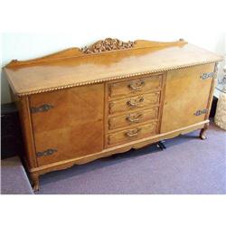 Antique Early 20th Century Oak Sideboard Buffet#1466691