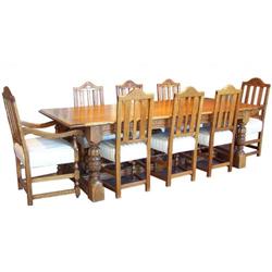 Antique Colonial Revival 8 Chair Dining Set #1466692