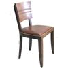 Image 1 : Set 6 French Art Deco Oak Dining Chairs #1466711