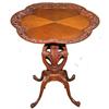 Image 1 : Rosewood Mahogany Pedestal Side Table #1466730