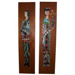Harris Strong tiles, pair (modern art) #1466921