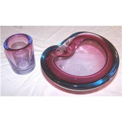 Seguso Cigarette set -modern, glass art, murano#1466926