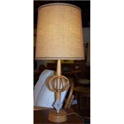 Rattan Lamp w/ sphere (modern, tropical) #1466950