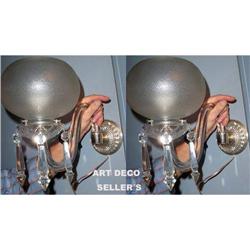 A beautiful  Pair  Crystal  wall Sconces #1472612