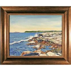 Landscape, oil on canvas, ?Shoreline, 1982?, #1472624