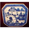 Image 1 : CHINESE EXPORT BLUE CANTON  TEA TILE #1472709