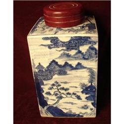 18T CENTURY NANKING LARGE TEA CANNISTER #1472720
