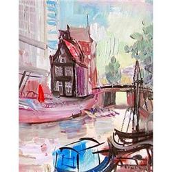 "Rembrants House" oil in impressionism style #1472838