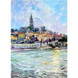 "Belgrad" oil in impressionism style #1472845