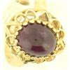 Image 1 : 4.00ct Cabochon Ruby 14k Gold Ring #1472872