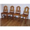 Image 1 : Set of Four Deco Style Maple Chairs #1473031