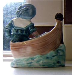 Pair Quality Antique Continental Majolica Posy #1473078