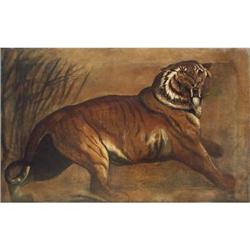 A prowling Tiger, painted within English School#1473091