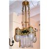 Image 1 : Amazing Period Art Deco Chandelier MINT #1473521