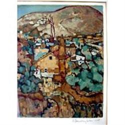JUDAICA -original signed lithograph Stematsky #1473587